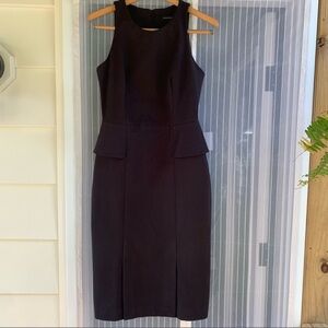 Sexy Banana Republic fitted black sheath dress